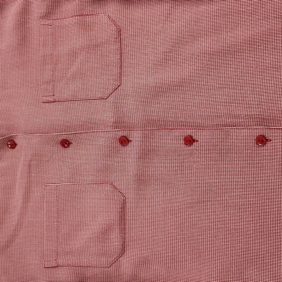 3/$20 Christopher & Banks Red & White Button-Up Shirt - Picture 3 of 9